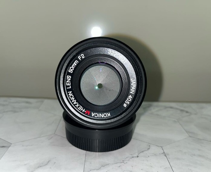 Konica M-Hexanon 50mm f/2 Lens for Leica M Mount -Excellent